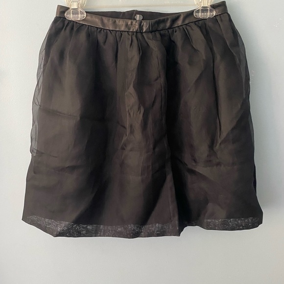 Tibi Silk Mini Skirt with Leather Waistband (+ BOGO SALE!) - Picture 14 of 16